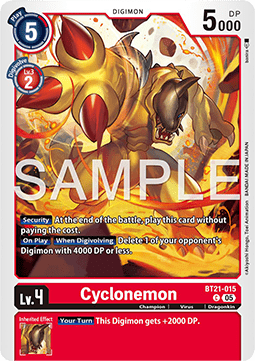 Cyclonemon (BT21-015) - World Convergence (Common) [BT-21-015]