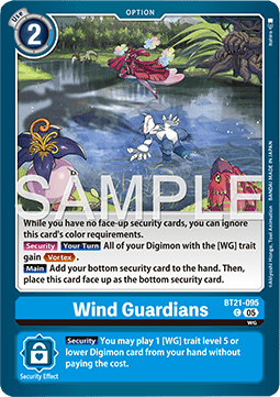 Wind Guardians (BT21-095) - World Convergence (Common) [BT-21-095]