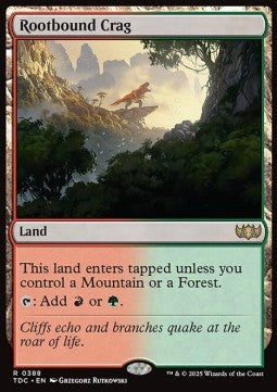 Rootbound Crag - Commander: Tarkir: Dragonstorm (Rare) [TDC-388]