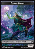 Zombie Druid Token (B 2/2) // Treasure Token - Tarkir: Dragonstorm: Tokens (Token) [TTDM-T 10/16]