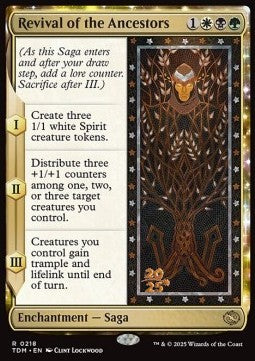 Revival of the Ancestors (V.1) - Tarkir: Dragonstorm: Promos (Rare) [PTDM-218]