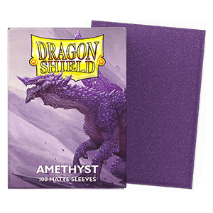 100 Dragon Shield Sleeves - Matte Amethyst