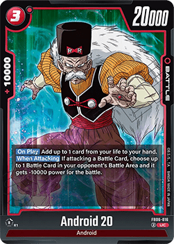 Android 20 (FB06-016) - Rivals Clash [Fusion World] (Uncommon) [FB06-016]