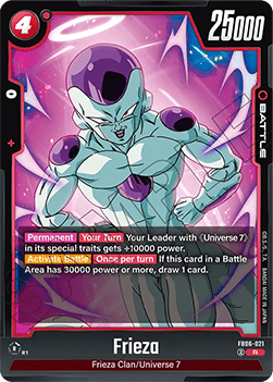 Frieza (FB06-021) - Rivals Clash [Fusion World] (Rare) [FB06-021]
