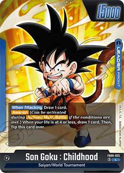 Son Goku : Childhood // Son Goku : Childhood (FB06-025)  (V.1 - Leader) - Rivals Clash [Fusion World] (Leader) [FB06-025]