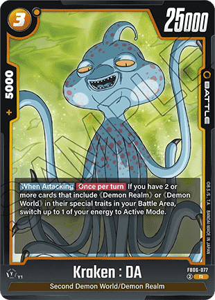 Kraken : DA (FB06-077) - Rivals Clash [Fusion World] (Rare) [FB06-077]