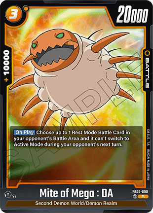 Mite of Mega : DA (FB06-090) - Rivals Clash [Fusion World] (Rare) [FB06-090]
