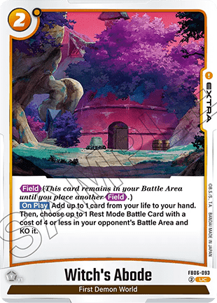 Witch's Abode (FB06-093) - Rivals Clash [Fusion World] (Uncommon) [FB06-093]