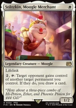 Stiltzkin, Moogle Merchant - Magic: The Gathering - FINAL FANTASY (Rare) [FIN-34]