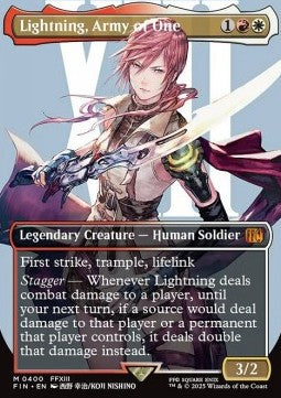 Lightning, Army of One (V.2) - FINAL FANTASY: Extras (Mythic) [XFIN-400]