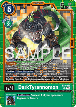 DarkTyrannomon (EX9-039) (V.1) - Versus Monsters (Common) [EX-09-039]