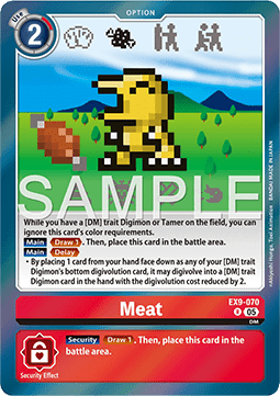 Meat (EX9-070) (V.1) - Versus Monsters (Rare) [EX-09-070]