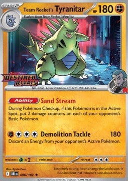 Team Rocket's Tyranitar - Destined Rivals: Additionals (Promo) [xDRI-096]