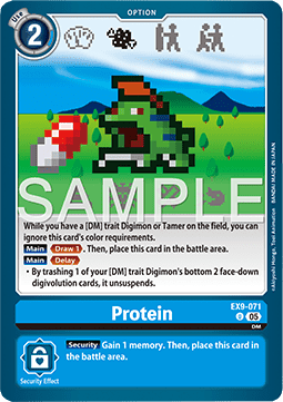 Protein (EX9-071) (V.1) - Versus Monsters (Uncommon) [EX-09-071]