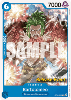 Bartolomeo (OP11-055) - Promos: A Fist of Divine Speed (Uncommon) [OP11P-055]
