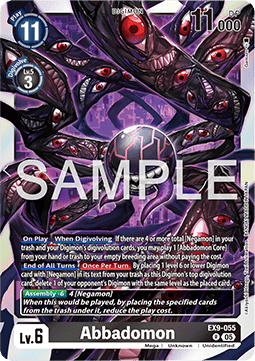 Abbadomon (EX9-055) - Versus Monsters (Rare) [EX-09-055]