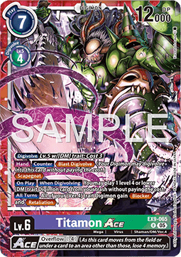 Titamon Ace (EX9-065) - Versus Monsters (Rare) [EX-09-065]