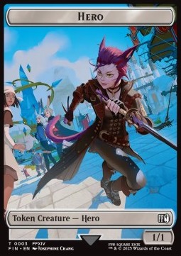 Hero Token (W 1/1) // Hero Token (W 1/1) (V.2)