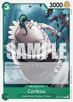 Coribou (OP07-025) - Starter Deck: Green Jewelry Bonney (Common) [ST-24-OP07-025]