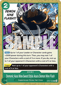 Demonic Aura Nine-Sword Style Asura Demon Nine Flash (OP07-036) - Starter Deck: Green Jewelry Bonney (Rare) [ST-24-OP07-036]
