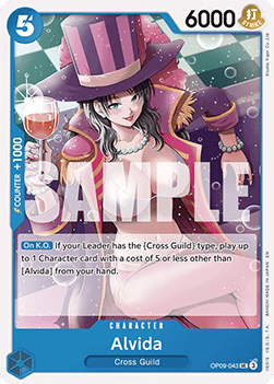 Alvida (OP09-043) - Starter Deck: Blue Buggy (Uncommon) [ST-25-OP09-043]
