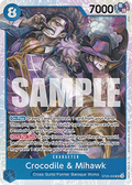 Crocodile & Mihawk (ST25-003) - Starter Deck: Blue Buggy (Super Rare) [ST-25-003]