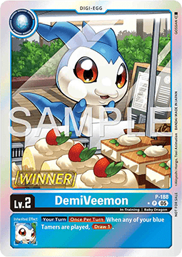 DemiVeemon (P-188) - Official Tournament Pack Events (Alternative Art) [OTPE-188]