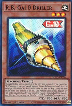 R.B. Ga10 Driller - Duelist’s Advance (Super Rare) [DUAD-090]