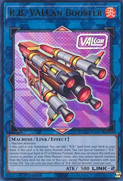 R.B. VALCan Booster (V.1 - Ultra Rare) - Duelist’s Advance (Ultra Rare) [DUAD-093]