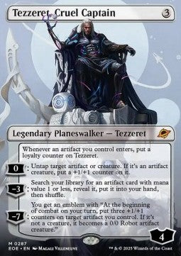 Tezzeret, Cruel Captain - Edge of Eternities: Extras (Mythic) [XEOE-287]