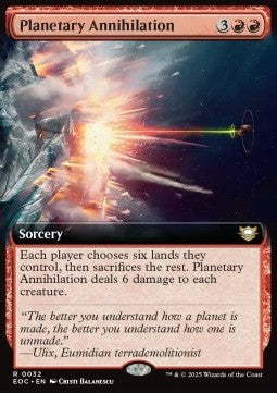 Planetary Annihilation - Commander: Edge of Eternities: Extras (Rare) [XEOC-32]