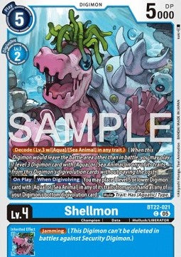 Shellmon (BT22-021) - Cyber Eden (Common) [BT-22-021]