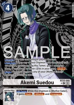 Akemi Suedou (BT22-095) (V.2) - Cyber Eden (Alternative Art) [BT-22-095]