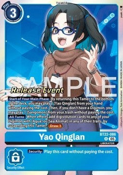Yao Qinglan (BT22-086) - Promos: Cyber Eden (Alternative Art) [BT-22P-BT22-086]