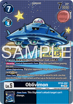 Oblivimon (BT20-052) (V.2) - Championship 2025 Promos (Alternative Art) [CP25-BT20-052]