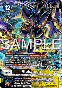 Alphamon (BT20-056) (V.2) - Championship 2025 Promos (Alternative Art) [CP25-BT20-056]