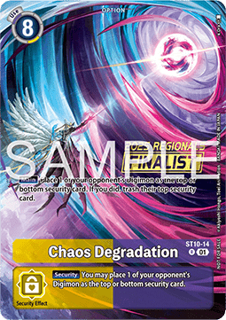 Chaos Degradation (ST10-14) (V.2) - Championship 2025 Promos (Alternative Art) [CP25-ST10-14]
