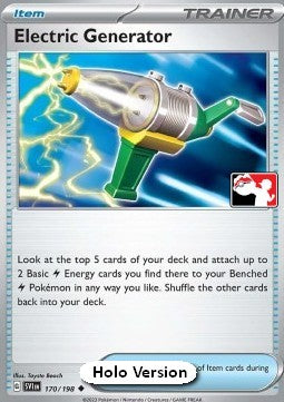 Electric Generator - Play! Pokémon Prize Pack Series Three (Prize Pack Series) [PPS3-SVI 170]