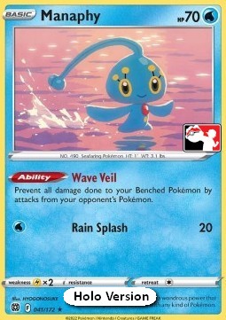 Manaphy - Play! Pokémon Prize Pack Series Three (Prize Pack Series) [PPS3-BRS 041]