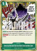 Demon Aura Nine Sword Style Asura Blades Drawn Dead Man's Game (OP12-037) (V.1) - Legacy of the Master (Rare) [OP12-037]