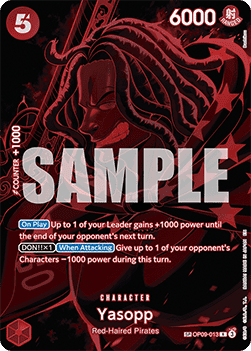 Yasopp (OP09-013) - Legacy of the Master (Special Rare) [OP12-OP09-013]