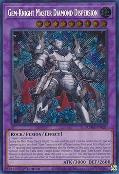 Gem-Knight Master Diamond Dispersion - Battles of Legend: Monster Mayhem (Secret Rare) [BLMM-020]