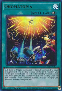 Onomatopia - Battles of Legend: Monster Mayhem (Ultra Rare) [BLMM-163]