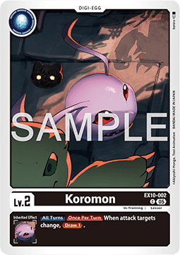 Koromon (EX10-002) (V.1) - Sinister Order (Common) [EX-10-002]