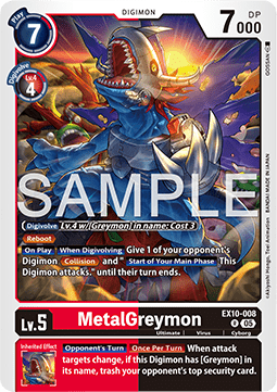 MetalGreymon (EX10-008) - Sinister Order (Rare) [EX-10-008]