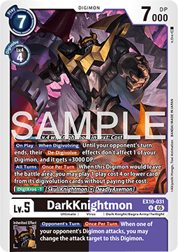 DarkKnightmon (EX10-031) (V.1) - Sinister Order (Uncommon) [EX-10-031]
