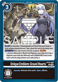 Unique Emblem: Gravel Hearts (EX10-069) (V.1) - Sinister Order (Uncommon) [EX-10-069]