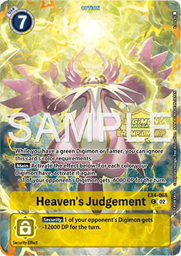 Heaven's Judgement (EX4-068) - Championship 2025 Promos (Alternative Art) [CP25-EX4-068]