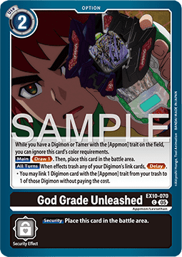 God Grade Unleashed (EX10-070) (V.1) - Sinister Order (Common) [EX-10-070]