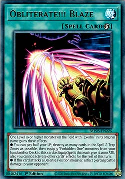 Obliterate!!! Blaze - 2025 Mega-Pack Tin (Ultra Rare) [MP25-225]